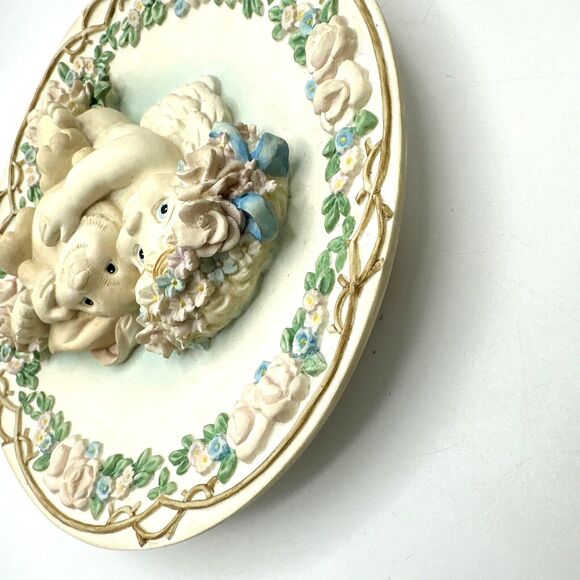 Dreamsicles Sculptural Plate "Hug from the Heart" VINTAGE 1995 Hamilton - Picture 5 of 7